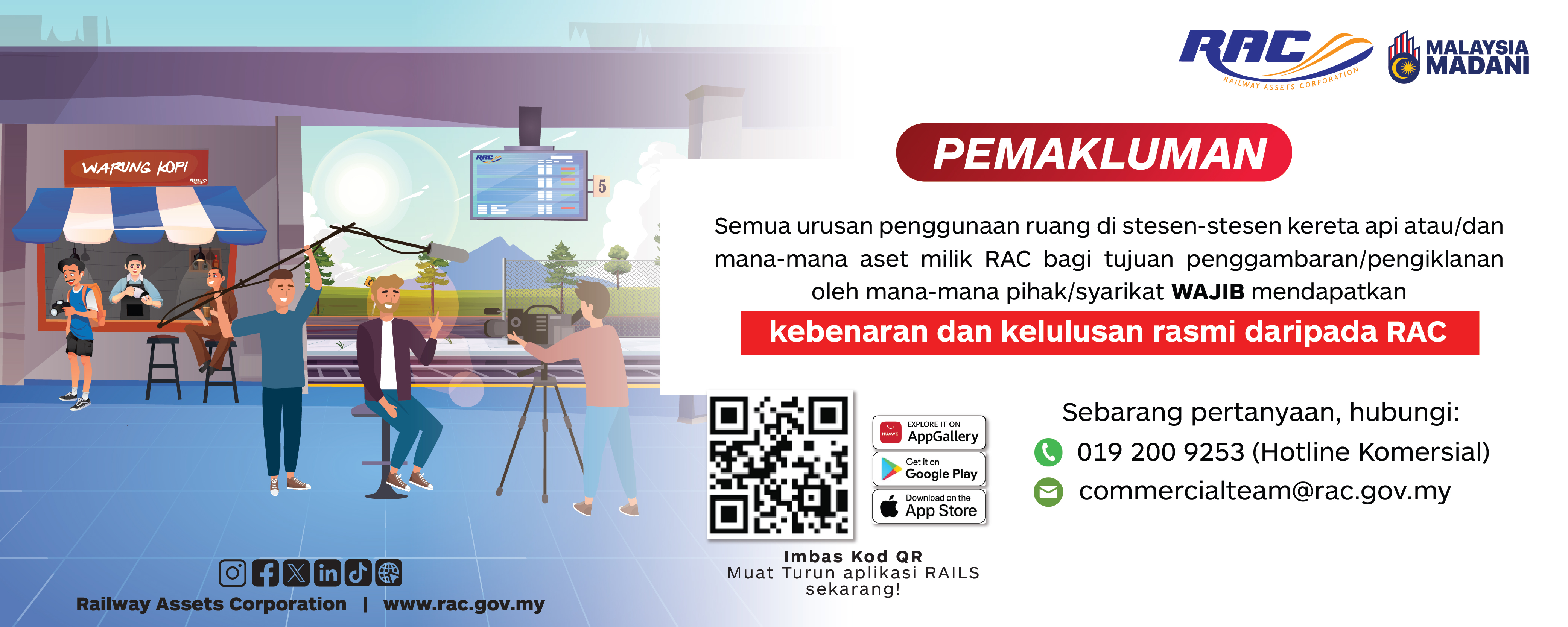 WEB SLIDER PEMAKLUMAN PENGGUNAAN RUANG MILIK RAC