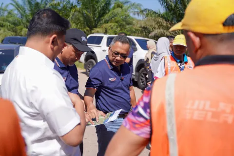 Lawatan Tapak bagi semakan semula cadangan mewujudkan Lintasan Rata Awam (LRA) bagi kegunaan Kampung Orang Asli Panchor, Bahau, Negeri Sembilan