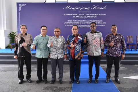 Majlis Penyempurnaan & Pengoperasian Landasan Berkembar Elektrik Gemas - Johor Bahru