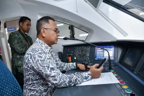 Majlis Penyempurnaan & Pengoperasian Landasan Berkembar Elektrik Gemas - Johor Bahru