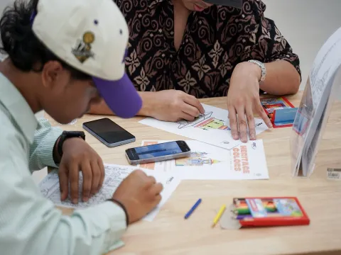 Colouring Kuala Lumpur Railway Station
