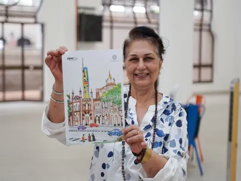 Colouring Kuala Lumpur Railway Station