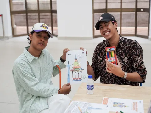 Colouring Kuala Lumpur Railway Station