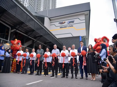 Perasmian Stesen Keretapi Segambut Utara