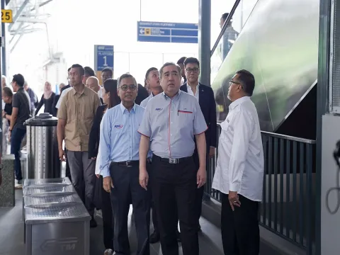 Perasmian Stesen Keretapi Segambut Utara