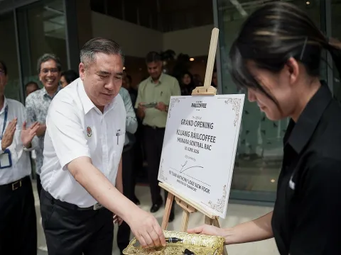 Majlis Peluncuran Kluang Rail Coffee @ Menara RAC