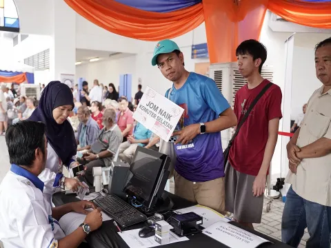 Majlis Peluncuran Operasi Pengkhidmatan Shuttle Selatan