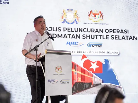 Majlis Peluncuran Operasi Pengkhidmatan Shuttle Selatan