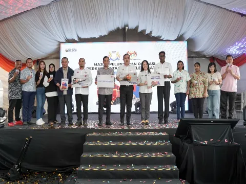 Majlis Peluncuran Operasi Pengkhidmatan Shuttle Selatan