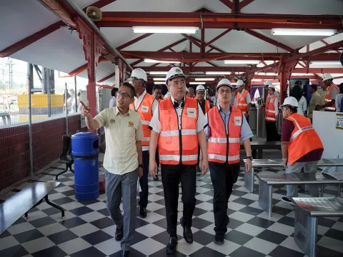 26.07.21 - Lawatan Kerja dan Sesi Taklimat Projek Siap Stesen Keretapi Seremban