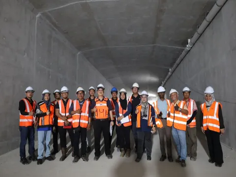 Lawatan ke Projek Cadangan Mereka Bentuk, Membina dan Menyiapkan Viaduct Merentasi Depoh Kempas Baru